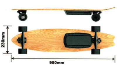 Planche à roulettes électrique à moteur bricolage télécommandé