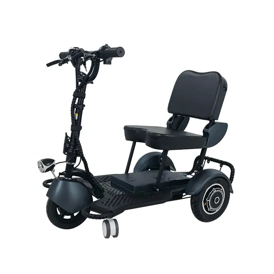 Scooter de mobilité électrique de tricycle à 3 roues léger et facile à plier pour un mouvement pratique